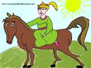 Cuentos cortos - la princesa y su caballo veloz