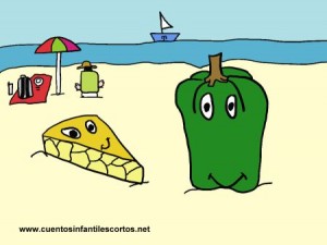 Cuentos cortos - El domingo de la tortilla en la playa