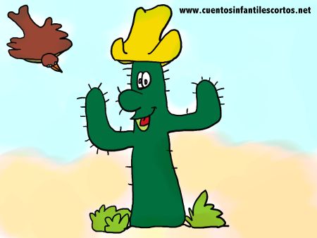 Cuentos infantiles - El cactus y el pajaro pesado