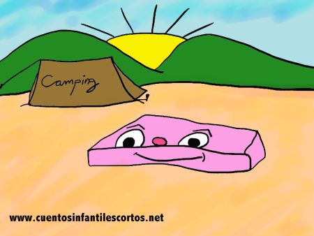 Cuentos infantiles - La servilleta rosa y el nino del camping