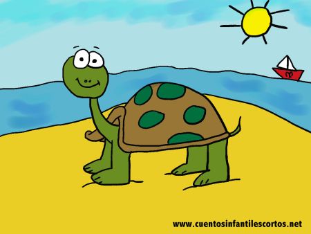 Cuentos infantiles- La tortuga amable de la playa